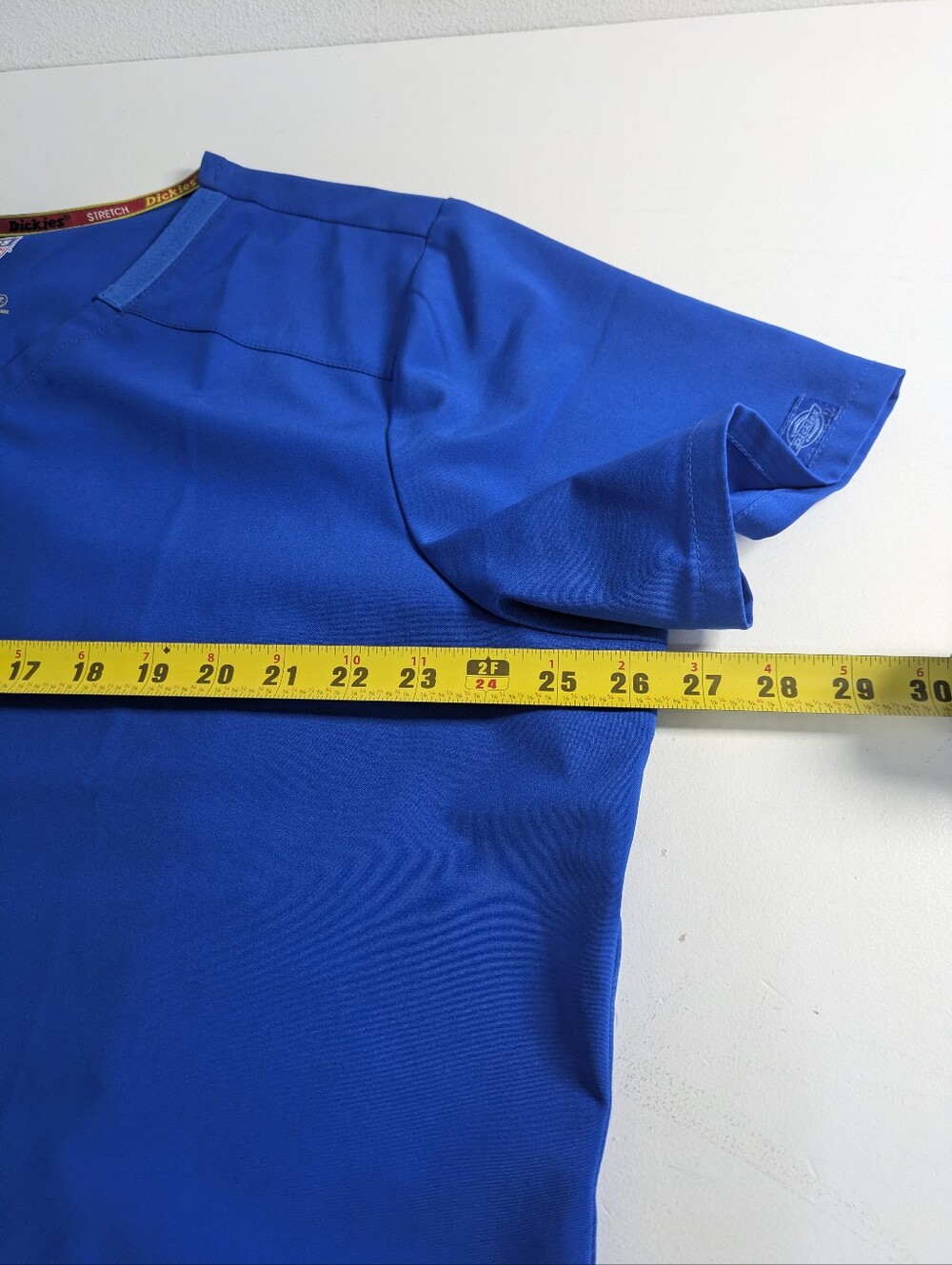 Dickies EDS Essentials Stretch Scrubs Set 2XL Unisex Blue Top & Pants Medical - Picture 6 of 14